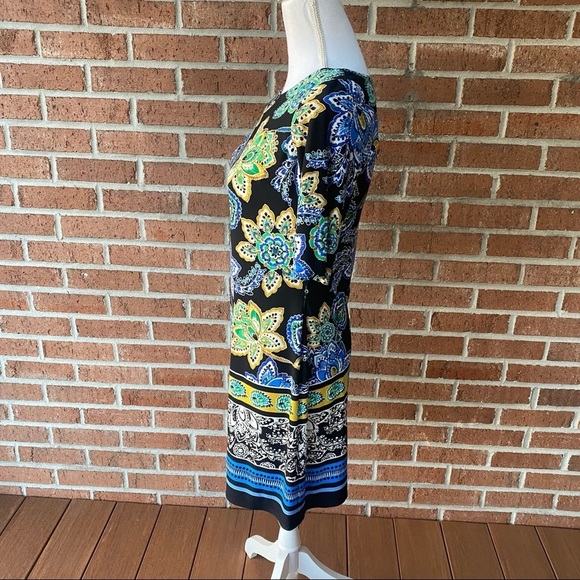 ELIZA J Floral Jersey‎ Shift Dress - Picture 4 of 10